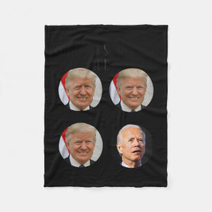 Cobertor De Velo Engraçado Comprar Carrinho Trump Biden Votação