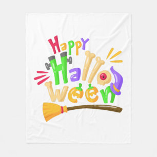 Cobertor De Velo Engraçado design de halloween feliz