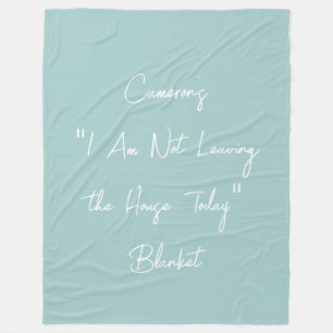 Cobertor De Velo Engraçado Dias Preguiçosos Para Alguém Citação Per