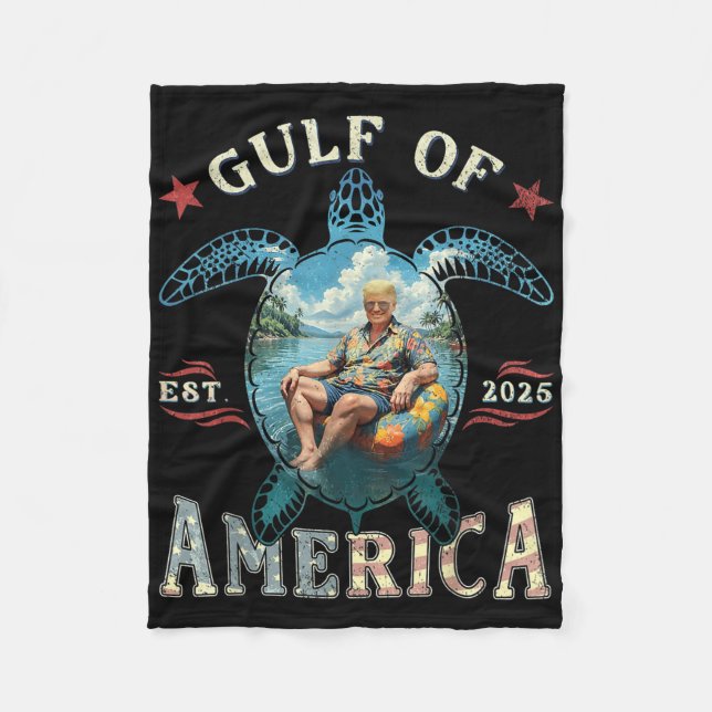 Cobertor De Velo Engraçado Golfo Dos Eua América Do Leste De 2025 B (Frente)