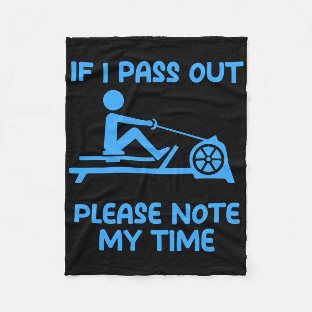 Cobertor De Velo Engraçado Máquina Erg Giro Exercício De Rebulação  (Frente)