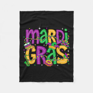 Cobertor De Velo Engraçado Mardi Gras Parade Outfit Jester Homens D