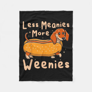 Cobertor De Velo Engraçado Menos Significa Mais Weenies Dachshund C