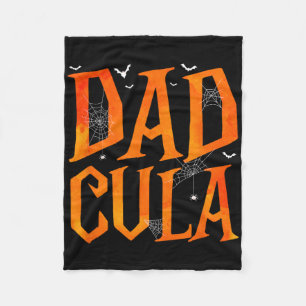 Cobertor De Velo Engraçado Mens Dadcula Halloween Pai Costume Momst