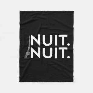 Cobertor De Velo Engraçado Nuit Tee