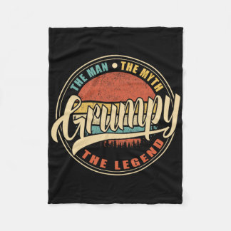 Cobertor De Velo Engraçado O Homem O Mito A Legenda Vintage