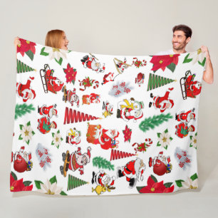 Cobertor De Velo Engraçado Papai Noel