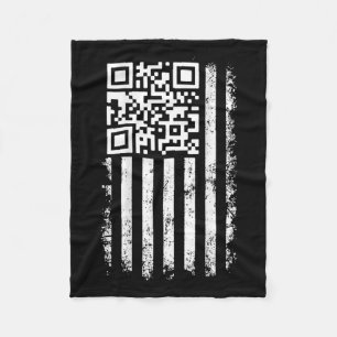 Cobertor De Velo Engraçado Qr Digitalize-Me Presidente Trump 4547 T