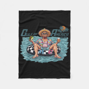 Cobertor De Velo Engraçado Shirt Golfo Da América Engraçado Kawaii