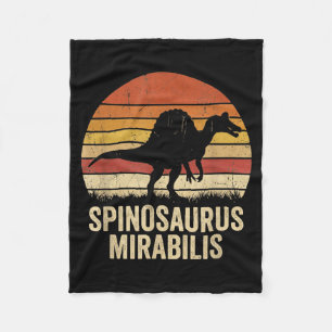 Cobertor De Velo Engraçado Spinosaurus dinossauro vintage spinosaur
