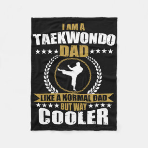 Cobertor De Velo Engraçado Tae Kwon Do Fighter Pai Taekwondo Para M