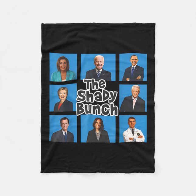 Cobertor De Velo Engraçado The Shady Bunch 2024 (Frente)