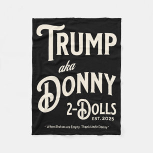 Cobertor De Velo Engraçado Trump Donny Dois Dólares 2 Dólares No Na
