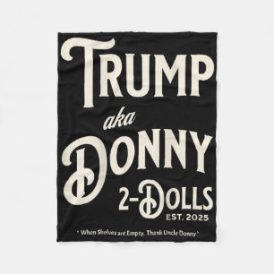 Cobertor De Velo Engraçado Trump Donny Dois Dólares 2 Dólares No Na