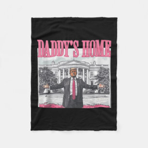 Cobertor De Velo Engraçado Trump Pink Daddys Home