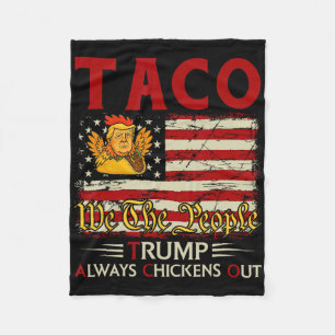 Cobertor De Velo Engraçado Trump Taco Trump Sempre se Apavora 18