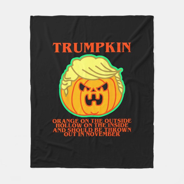 Cobertor De Velo Engraçado Trumpkin (Frente)