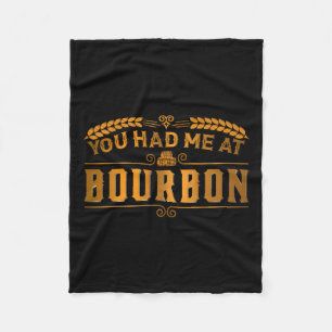 Cobertor De Velo Engraçado Você Me Teve No Bourbon Scotch Whiskey G