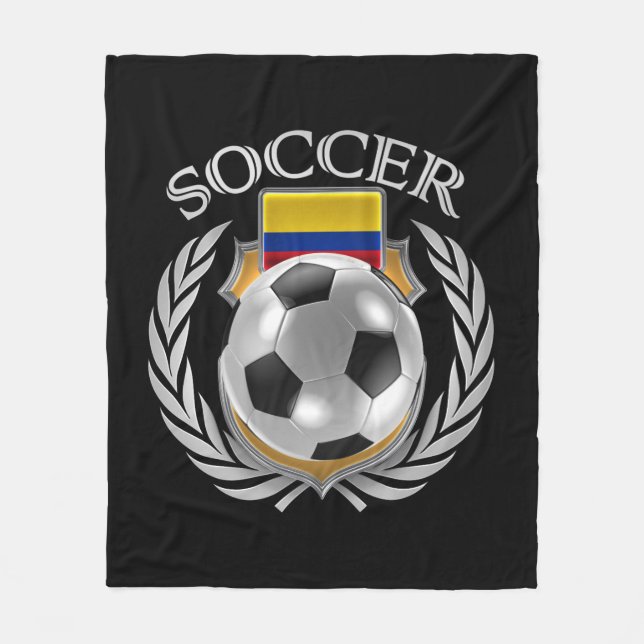 Cobertor De Velo Engrenagem do fã do futebol 2016 de Colômbia (Frente)