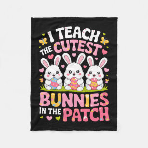 Cobertor De Velo Ensine os coelhinhos mais fofos do patch Easter
