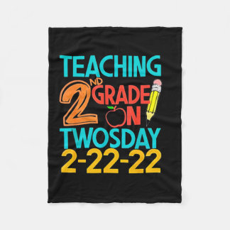 Cobertor De Velo Ensino Grau De segundo Na Segunda-Feira, 100 Dias,