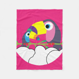 Cobertor De Velo Ensino Superior Pré-escolar Crianças Toucan