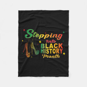 Cobertor De Velo Entrando no Mês da História Negra Salto Alto Afric