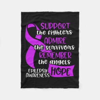 Cobertor De Velo Epilepsia Sensibilização Admire Sobrevivente do Gu