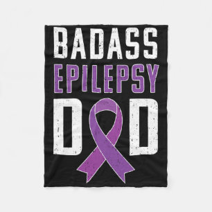 Cobertor De Velo Epilepsia Sensibilização Pai Epilepsia Fita Roxa