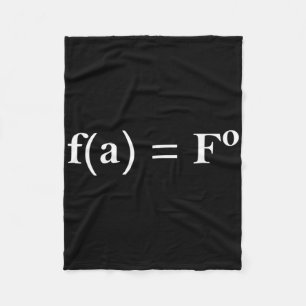 Cobertor De Velo Equação Matemática Fafo Piada Presente Engraçado P