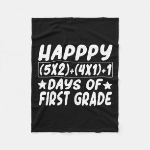 Cobertor De Velo Equação Matemática Feliz 100 Dias De Escola Ki