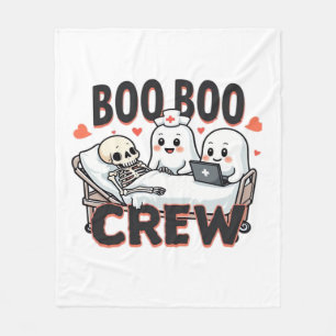 Cobertor De Velo Equipe Boo Boo Fofos Fantasmas de Enfermeira de Ha