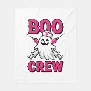 Cobertor De Velo Equipe Boo Enfermeira Fantasma Design Vetorial Hal