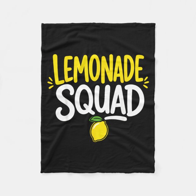 Cobertor De Velo Equipe da barraca de limonada Esquadrão da limonad (Frente)