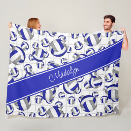 Cobertor De Velo equipe da cinza azul colorido sotaque líquido do v