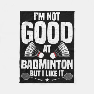 Cobertor De Velo Equipe de Amante de Badminton Treinador de Shuttle