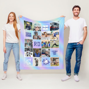 Cobertor De Velo Equipe de Animação Sênior Foto Personalizada Iride
