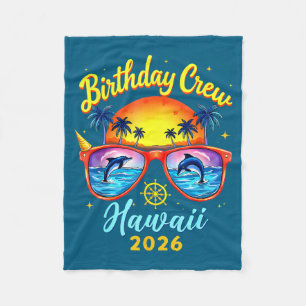 Cobertor De Velo Equipe de Aniversário Férias Havaí 2026 Cruzeiro V