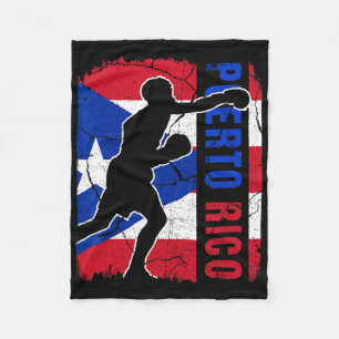 Cobertor De Velo Equipe de Boxing Porto Rico Bandeira Boxing G