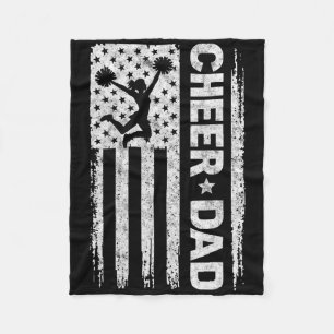 Cobertor De Velo Equipe de Cheerleading do Pai Cheer Dad Cheerleade