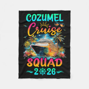 Cobertor De Velo Equipe de Cruzeiro da Família Cozumel Férias de Ve