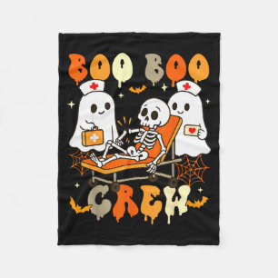Cobertor De Velo Equipe de Enfermeira de Halloween Boo Boo Médico F