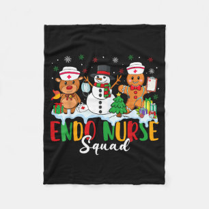 Cobertor De Velo Equipe de Enfermeira Endo Rena de Natal Biscoito d
