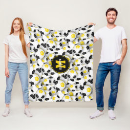 Cobertor De Velo equipe de futebol de ouro preto colorido esportes 