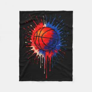 Cobertor De Velo Equipe de Jogo de Basquete Americano Splash Ball p