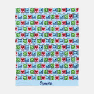 Cobertor De Velo Equipe de natação feita sob encomenda da nataç