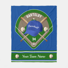 Cobertor De Velo Equipe de Números de Nome do Diamond do Bats do Bo