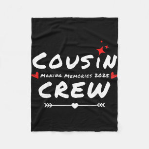 Cobertor De Velo Equipe de primos criando memórias 2025 reunião fam