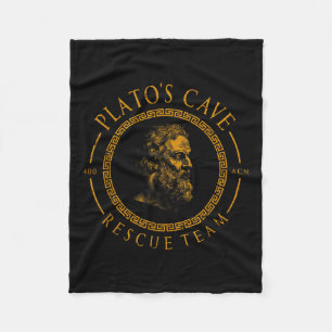 Cobertor De Velo Equipe de resgate da caverna Platos Filosofia Greg