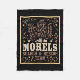 Cobertor De Velo Equipe de resgate do Morel Search - Mushro caçador